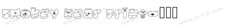 Smokey Bear Print字体转换